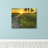 Prairie Sunset Canvas Afdruk (Insitu (Houten vloer))