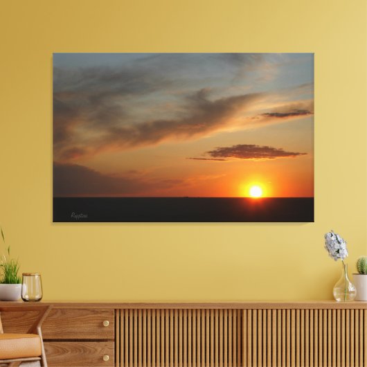Prairie Sunset Canvas Afdruk (Insitu (Woonkamer))