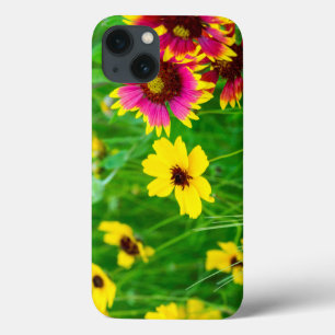 Prairie wilde bloemen in Hill Country iPhone 13 Hoesje