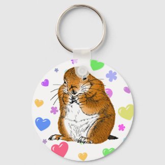 prairiehond die staat sleutelhanger