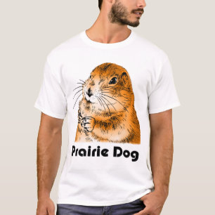 prairiehond (een achterfiguur) t-shirt