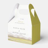 Prairies in Bloom Wedding Favor Box Bedankdoosjes (Achterkant)