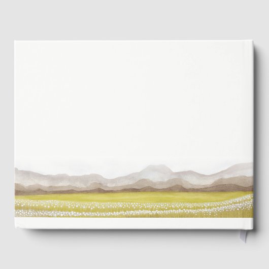 Prairies in het Bloom Wedding Guest Book Gastenboek (Achterkant)