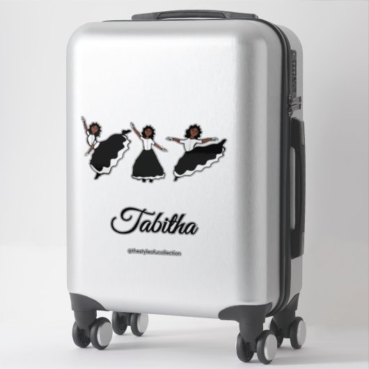 Praise Dancer BW #1 Sticker (Sur valise)