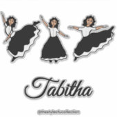 Praise Dancer BW #2 Sticker (Devant)