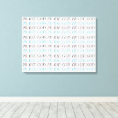 PRAISE GOD CANVAS AFDRUK (Insitu (Houten vloer))