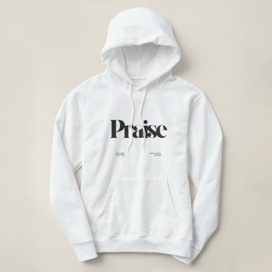 Praise Hoodie (Design voorkant)
