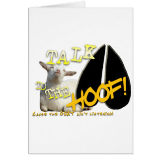 PRAK NAAR HET HOOF! FUNNY GOAT GEZEGDE