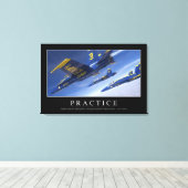 Praktijk: Inspirerend prijsopgave Canvas Afdruk (Insitu (Houten vloer))