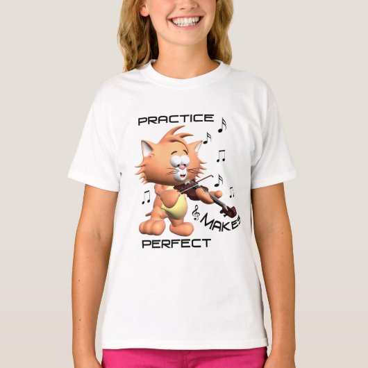 PRAKTIJK MAAKT PERFECT T-SHIRT (Voorkant)