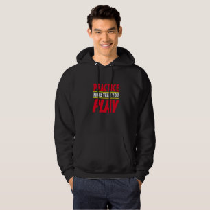 Praktijk meer Motivatie term rode typografie Hoodie