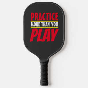 Praktijk meer Motivatie term rode typografie Pickleball Paddle