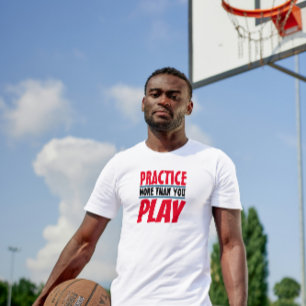 Praktijk meer   Motivatie term rode typografie T-shirt