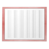 Praktijkbladen Robuust rood ontwerp Notitieblok (Voorkant)