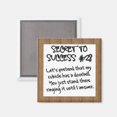 Praktijkcorrecte Kantoor Etiquette Magneet (Voorkant / Achterkant)