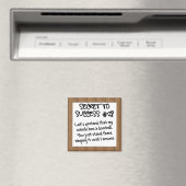 Praktijkcorrecte Kantoor Etiquette Magneet (Insitu (Vaatwasser))