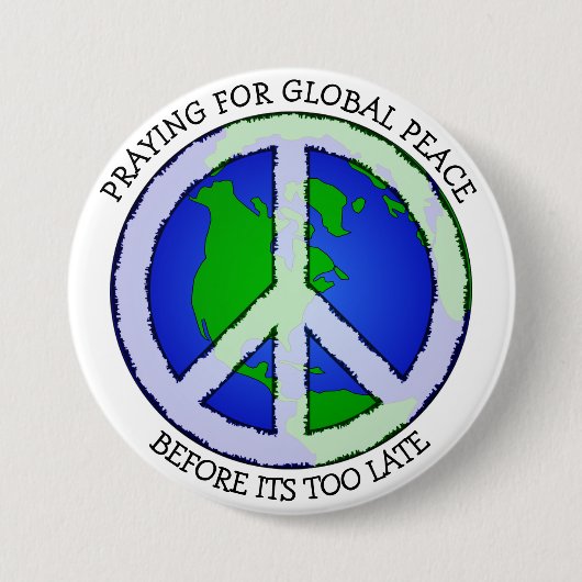 Praktijken voor de World Peace Earth Button (Voorkant)
