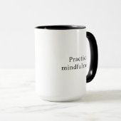 Praktijkminimumafmetingen Eenvoudige koffie-Mok Mok (Voorkant rechts)