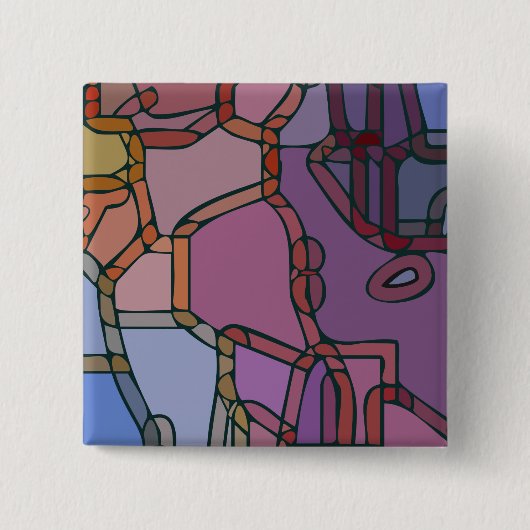 'praktische droom #39' - 2-inch Square Button (Voorkant)