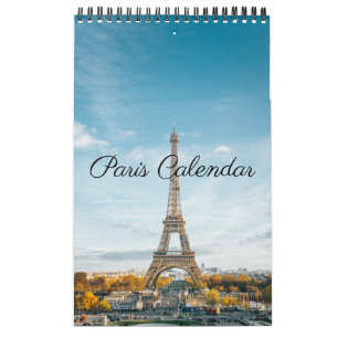 Praktische foto's van Parijs Frankrijk Kalender