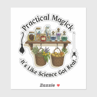 Praktische Magie – Tovenarijdrankjes & Wetenschap Sticker