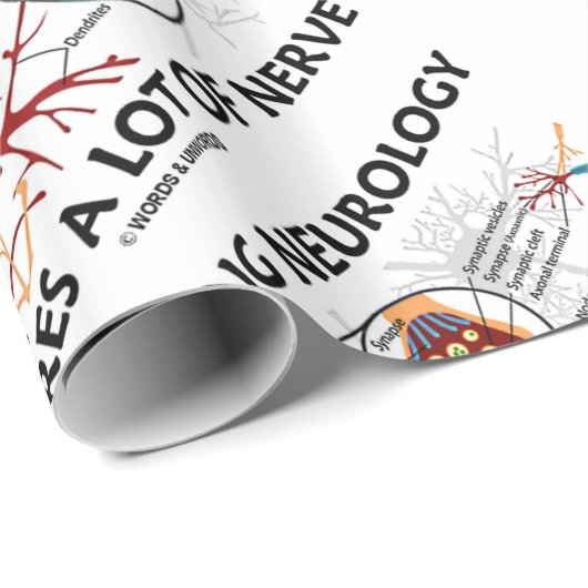 Praktische neurologie vereist veel zenuwen cadeaupapier (Rol Hoek)