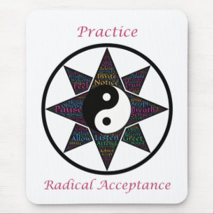 Praktische radiale Acceptatie Mousepad Muismat