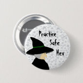 Praktische veilige hex-heks-Button Ronde Button 5,7 Cm (Voorkant /achterkant)