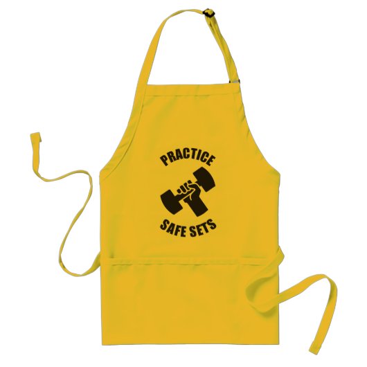 Praktische veilige sets - Gym-Humor Standaard Schort (Voorkant)