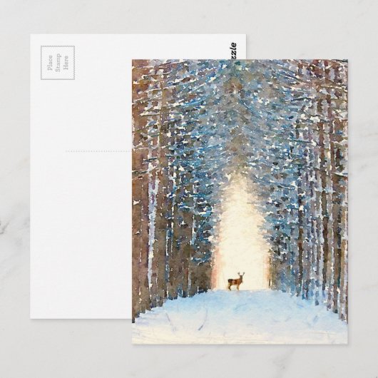 Prancer Briefkaart (Voorkant / Achterkant)