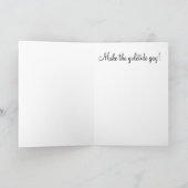 Prancer Christmas Kaart (Binnen)