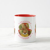 PRANCER REINDEER Red Combo Mug (Centre)