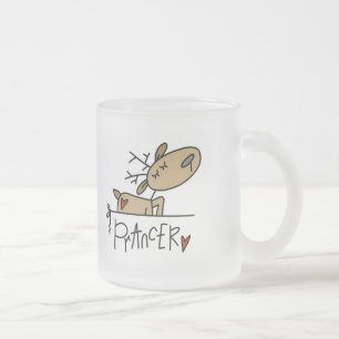 Prancer Reindeer Tshirts en Gifts Matglas Koffiemok