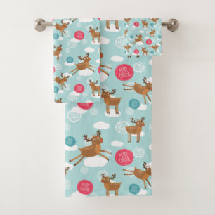 Prancing Christmas Reindeer Towne
