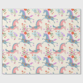 Prancingpaarden Cadeaupapier (Vlak)