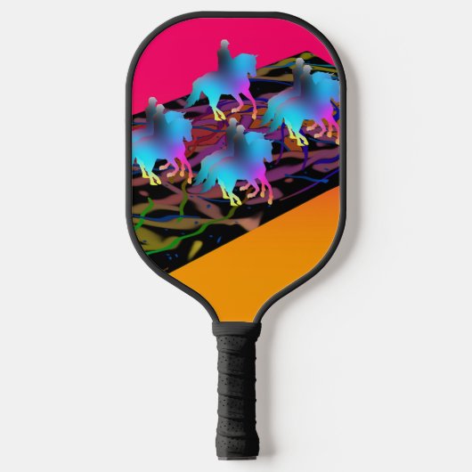 Prancingpaarden Pickleball Paddle (Voorkant)