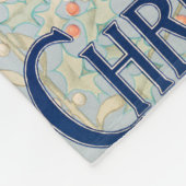 Prang's Christmas Card (ca. 1886)  Fleece Deken (Hoek)