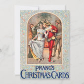 Prang's Christmas Card (ca. 1886) Invitation. Kaart (Achterkant)