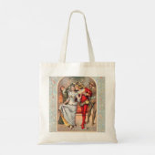 Prang's Christmas Card (ca. 1886) Totebag. Tote Bag (Achterkant)