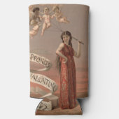 Prang's Valentijn Kaarten AD, Vrouw & Cherubs (Achterkant)