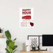 Pranna Happy Hour Poster Lighter Rouge Jul-23 (Bureau à domicile)