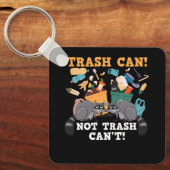 Prash kan niet praten Prash kan niet Panda Trash A Sleutelhanger (Voorkant)