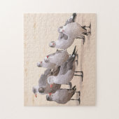 Praten in een Zee van Crowd Puzzle Legpuzzel (Verticaal)