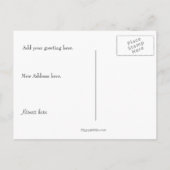 Praten Koeien Verandering van adres Briefkaart (Achterkant)