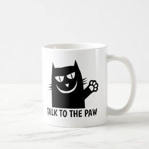 PRATEN NAAR DE KoffieMuggen van PAW CAT Koffiemok