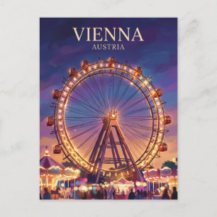 Prater en Riesenrad Oostenrijk Briefkaart