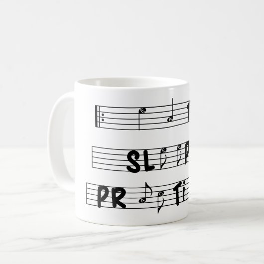 PRATIQUE DE DORMIER, RÉPÉTER - Mug (Devant gauche)