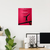 Pratique de gymnastique / Poster de la balance de  (Bureau à domicile)