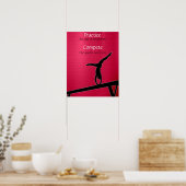 Pratique de gymnastique / Poster de la balance de  (Cuisine)