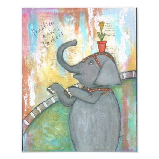 Pratique Parfait 11 x 14 Impression (Devant)